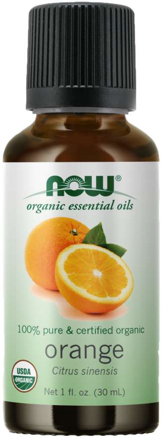 NOW Foods Organic Essential Oils Orange, 1 fl oz