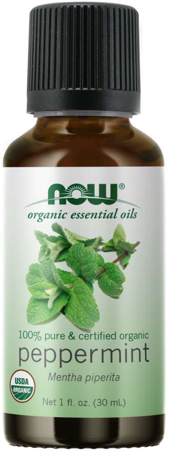 NOW Foods Organic Essential Oils Peppermint Oil, 1 fl oz
