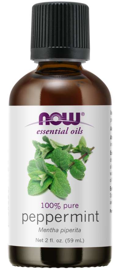 NOW Foods Essential Oils Peppermint, 2 fl oz