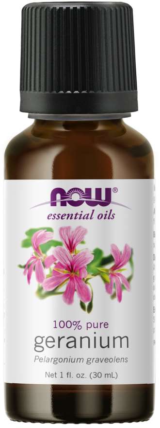 NOW Foods Essential Oils Geranium, 1 fl oz