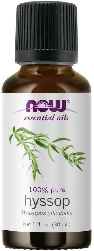 NOW Foods Essential Oils Hyssop, 1 fl oz
