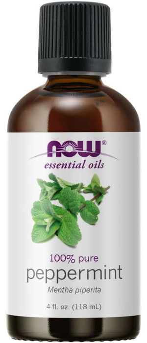 NOW Foods Essential Oils Peppermint, 4 fl oz