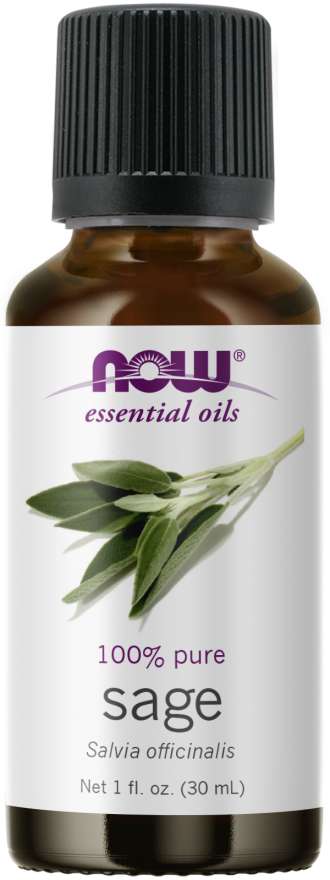 NOW Foods Essential Oils Sage, 1 fl oz