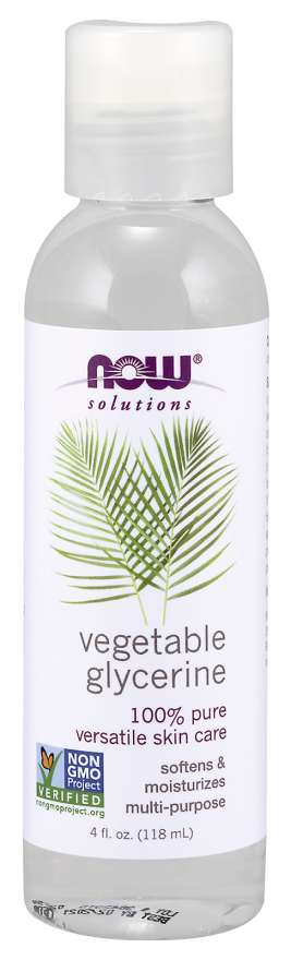 NOW Foods Solutions Vegetable Glycerine, 4 fl oz