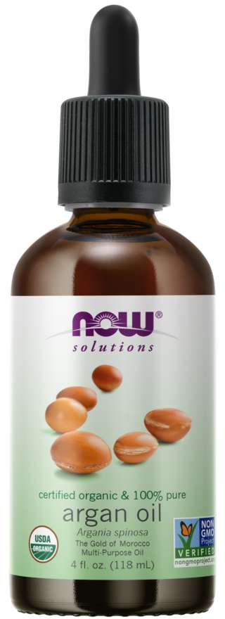 NOW Foods Solutions Organic Argan Oil, 4 fl oz
