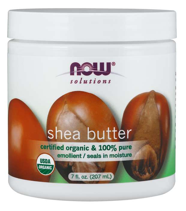 NOW Foods Solutions Certified Organic Shea Butter, 7 oz