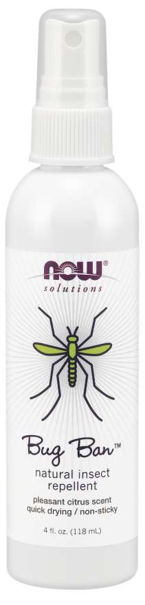 NOW Foods Bug Ban™ Natural Insect Repellent, 4 fl oz
