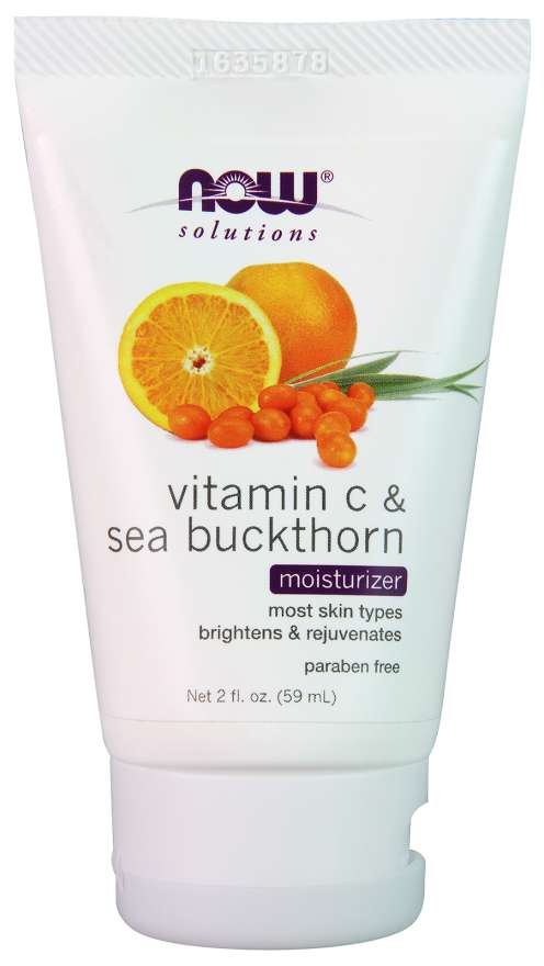 NOW Foods Vitamin C &amp; Sea Buckthorn Moisturizer, 2 fl oz