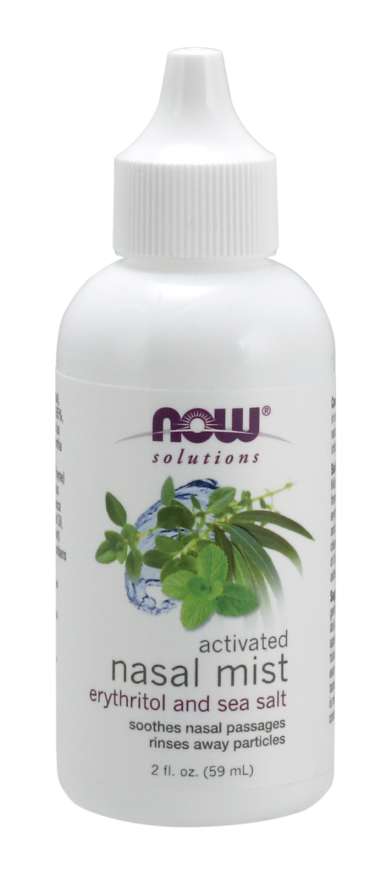 NOW Foods Solutions Activated Nasal Mist, 2 fl oz