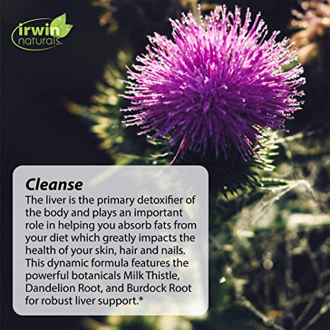 Irwin Naturals Cleanse First Beauty-Guard Essentail Nutrient Support for Healthy Liver Function - 60 Liquid Softgels