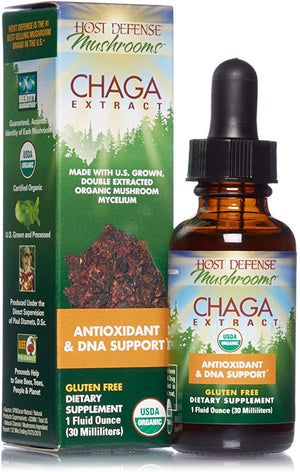 Host Defense Organic Mushrooms™ Chaga Extract, 1 fl oz