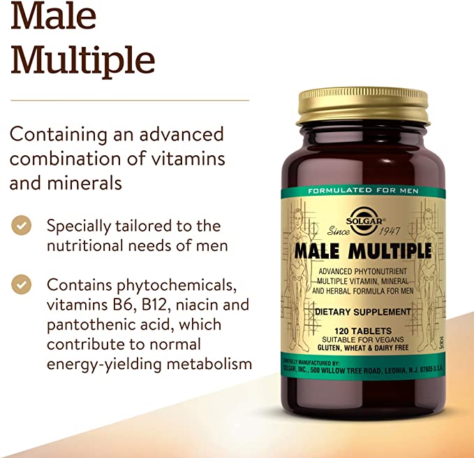 Solgar Male Multiple, 120 Tablets