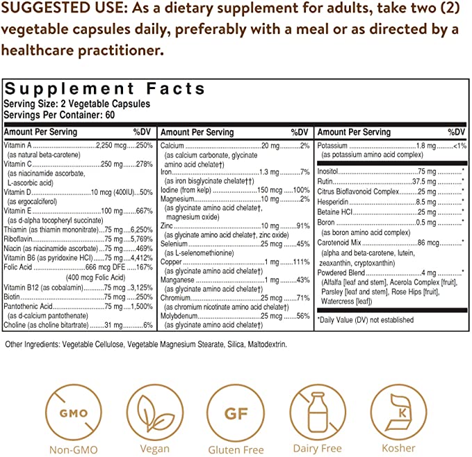 Solgar Formula VM-75®, 120 Vegetable Capsules