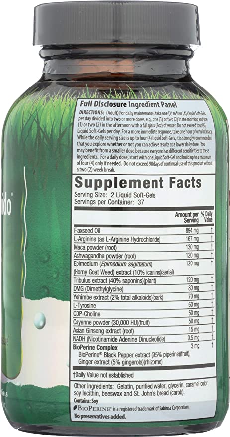 Irwin Naturals Steel-Libido®, 75 Liquid Softgels