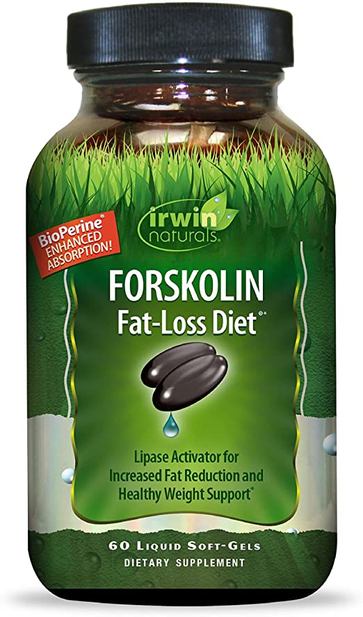 Irwin Naturals Forskolin Fat Loss Diet Supplement, 60 Count
