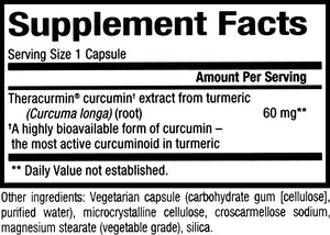 Natural Factors Double Strength Theracurmin™, 60 mg, 30 Vegetarian Capsules