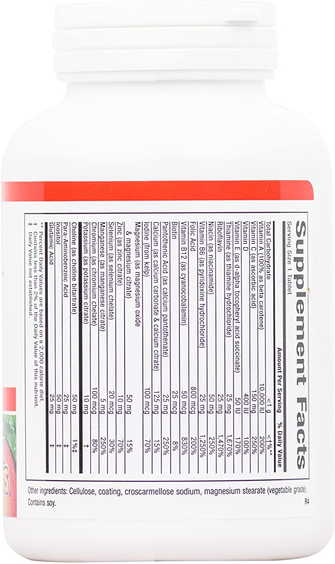 Natural Factors Super Multi Iron Free, 90 Tablets