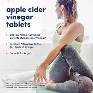American Health Apple Cider Vinegar Tablets, 200 Tablets