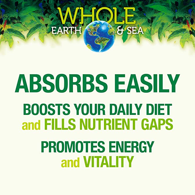 Whole Earth &amp; Sea from Natural Factors, Women&#39;s Multivitamin &amp; Mineral, Whole Food Supplement, Vegan, 60 tablets (30 servings)