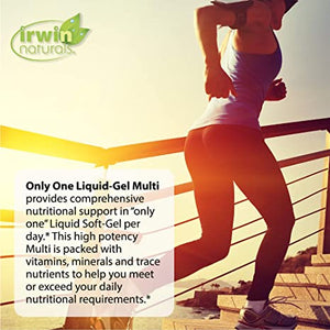 Irwin Naturals Only One Liquid-Gel Multi™ Without Iron, 60 Liquid Softgels