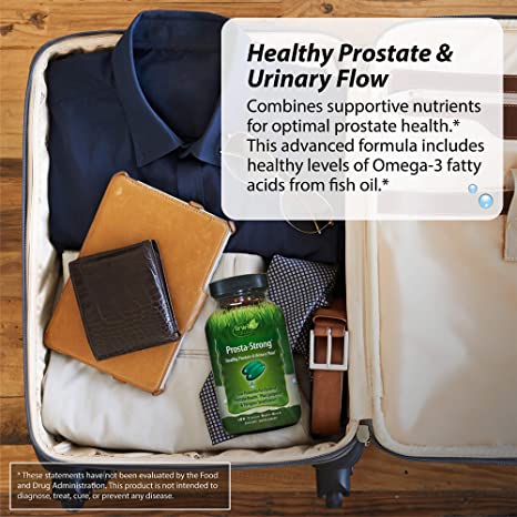 Irwin Naturals Prosta-Strong - Prostate Health Support with Saw Palmetto, Lycopene, Pumpkin Seed &amp; More - 180 Liquid Softgels