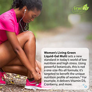 Irwin Naturals Living Green Liquid-Gel Multi™ For Women, 120 Liquid Softgels