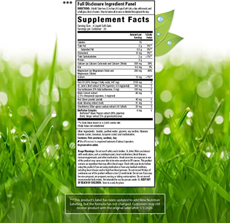 Irwin Naturals EstroPause Menopause &amp; Women&#39;s Health Support Supplement - Powerful Herbal &amp; Mineral Blend with Calcium, Magnesium, Black Cohosh, Chaste Tree - Enhanced Absorption - 80 Liquid Softgels