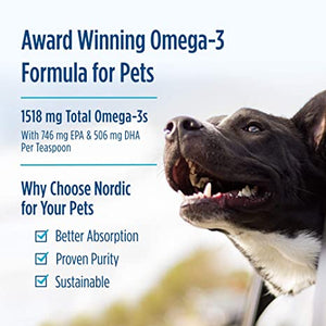 Nordic Naturals Omega-3 Pet™ Medium to Large Breed Dogs, 8 fl oz