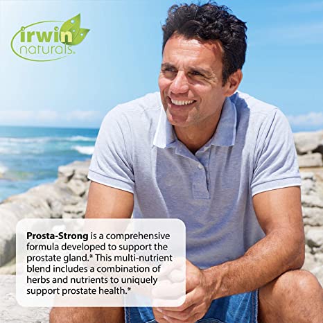 Irwin Naturals Prosta-Strong - Prostate Health Support with Saw Palmetto, Lycopene, Pumpkin Seed &amp; More - 180 Liquid Softgels