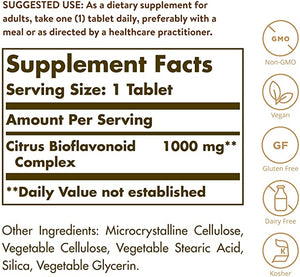 Solgar Citrus Bioflavonoid Complex, 1000 mg, 250 Tablets