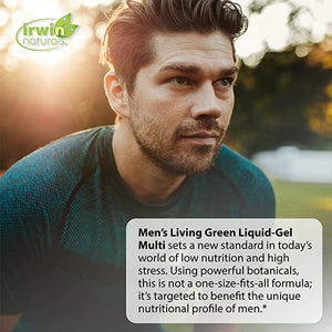 Irwin Naturals Living Green Liquid-Gel Multi™ For Men, 90 Liquid Softgels