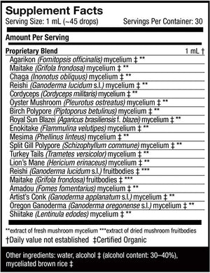 Host Defense, MyCommunity Extract, Advanced Immune Support, Mushroom Supplement with Lion’s Mane, Reishi, Vegan, Organic - Discount Nutrition Store