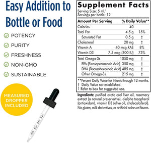 Nordic Naturals Baby's DHA with Vitamin D3, 2 fl oz