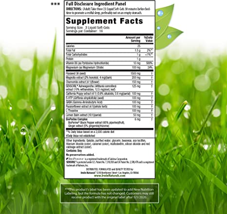 Irwin Naturals Power to Sleep PM Melatonin-Free - 50 Liquid Soft-Gels - Blend of Sensoril, Magnolia, Chamomile &amp; More - 16 Total Servings