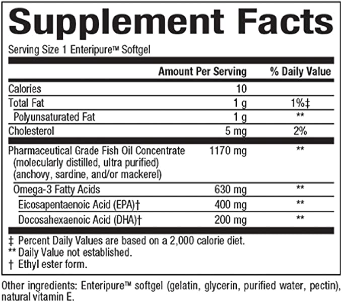 Natural Factors Pharmaceutical Grade RxOmega-3 Factors™, 120 Softgels