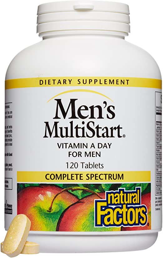 Natural Factors Men&#39;s MultiStart™, 120 Tablets