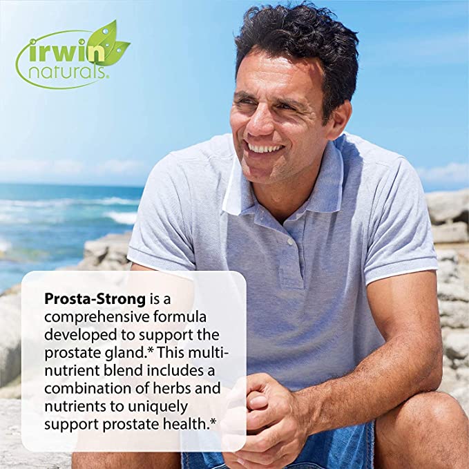 Irwin Naturals Prosta-Strong - Prostate Health Support with Saw Palmetto, Lycopene, Pumpkin Seed &amp; More - 90 Liquid Softgels