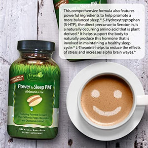 Irwin Naturals Power to Sleep PM® Melatonin-Free, 50 Liquid Softgels
