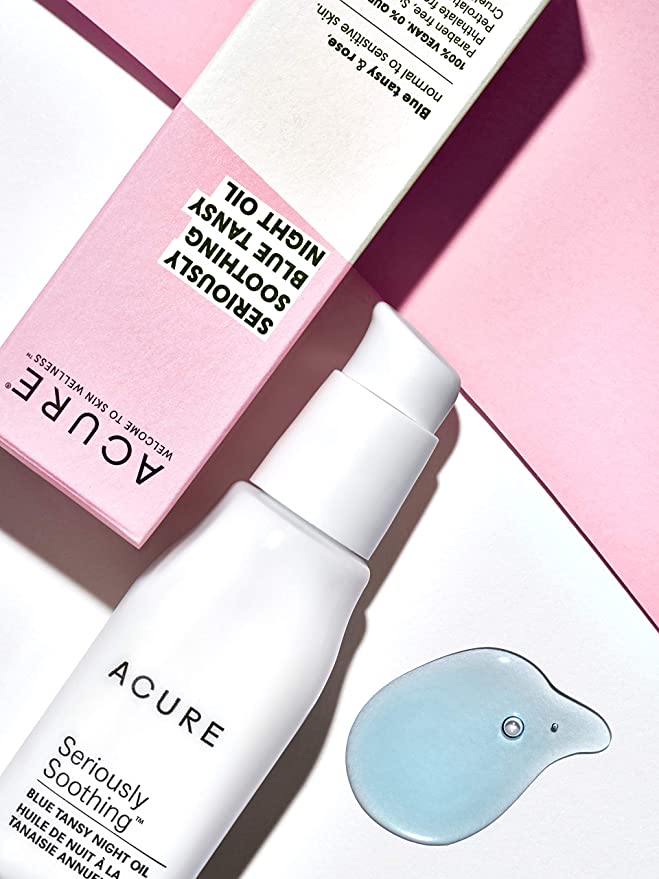 Acure Seriously Soothing Blue Tansy Night Oil, 1 fl oz