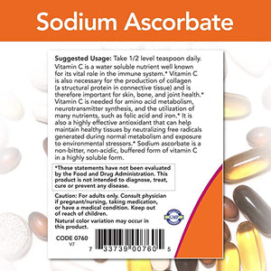 NOW Foods Sodium Ascorbate, 8 oz