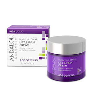 Andalou Naturals Age Defying Hyaluronic DMAE Lift & Firm Cream, 1.7 oz