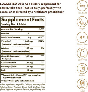 Solgar Ester-C® Plus Vitamin C, 1000 mg, 180 Tablets