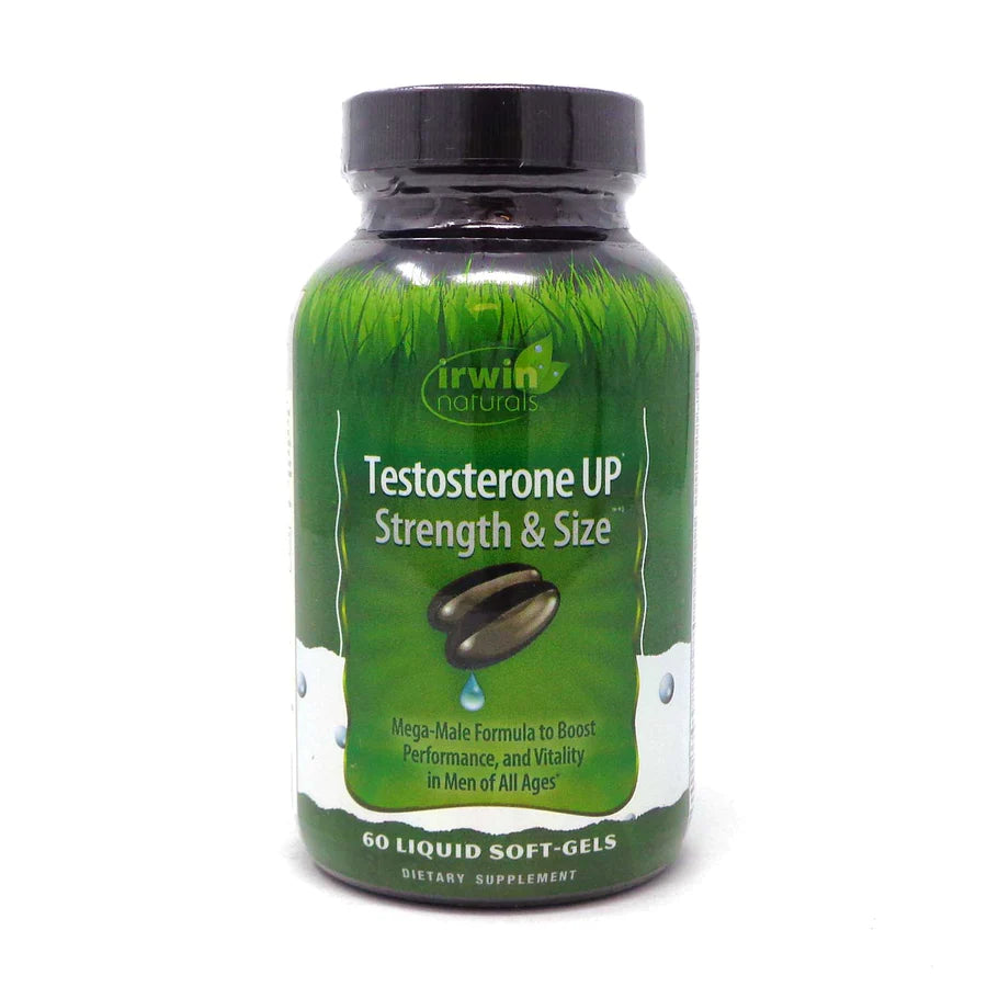 Irwin Naturals Testosterone UP Strength &amp; Size - 60 Softgels