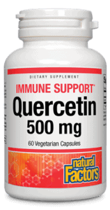 Natural Factors Immune Support Quercetin, 500 mg, 60 Vegetarian Capsules