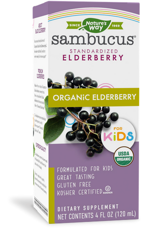 Nature's Way Organic Sambucus for Kids Syrup, 4 fl oz