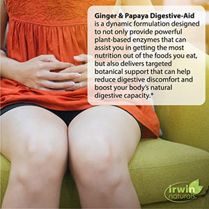 Irwin Naturals Ginger & Papaya Digestive-Aid™, 60 Liquid Softgels