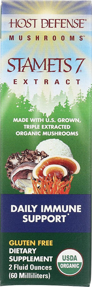 Host Defense Organic Mushrooms™ Stamets 7® Extract, 1 fl oz