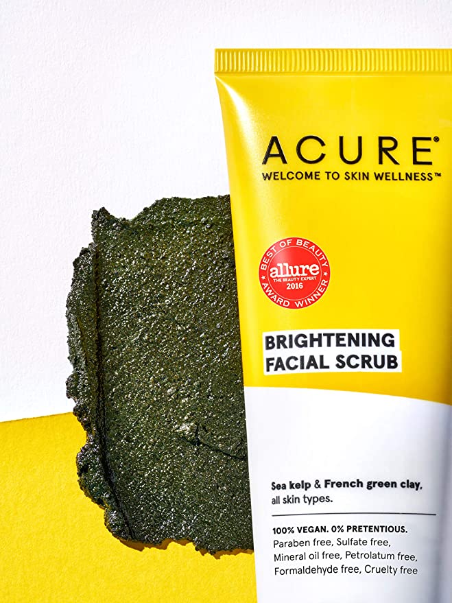 Acure Brightening Facial Scrub, 4 fl oz