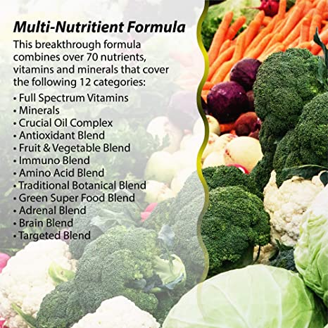 Irwin Naturals Men&#39;s Living Green Liquid-Gel Multi - 70 Essential Nutrients, Full-Spectrum Vitamins, Wholefood Blend - Targeted Adrenal &amp; Brain Support - 120 Liquid Softgels