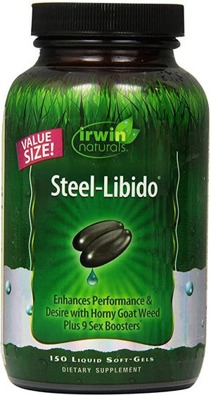 Irwin Naturals Steel-Libido Diet Supplement for Men,150 Count - Discount Nutrition Store
